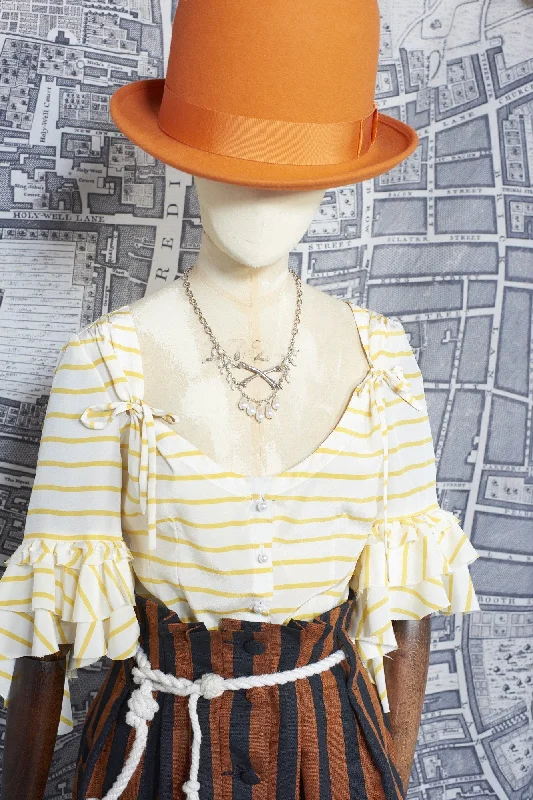 BERGERE BLOUSE IN YELLOW SILK