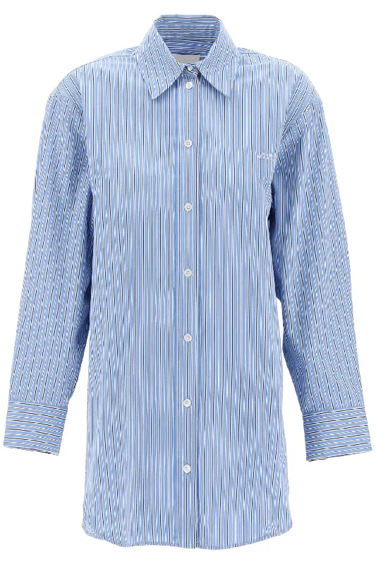 Isabel marant cylvany maxi shirt CH0119FA B1I01I BLUE