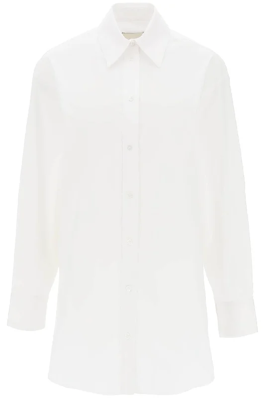 Isabel marant cylvany maxi shirt CH0119FA B1I01I WHITE