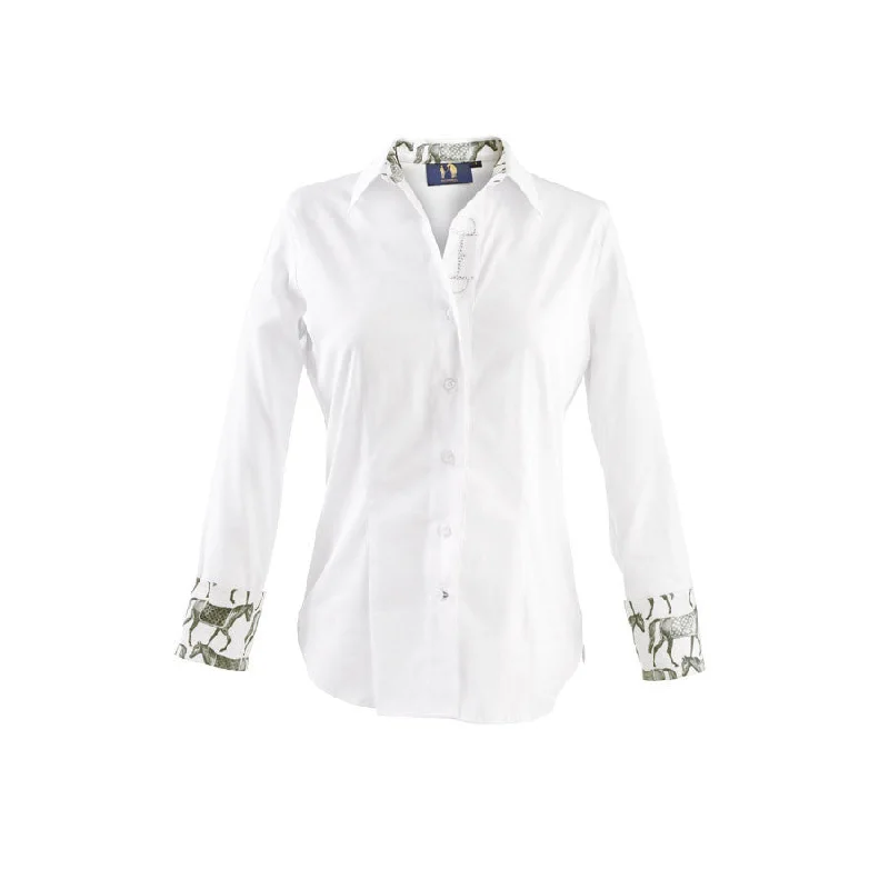 Ronner - Margarita Shirt w/ Crystal Horse Bit . Limited Edition . Long Sleeve - Ladies