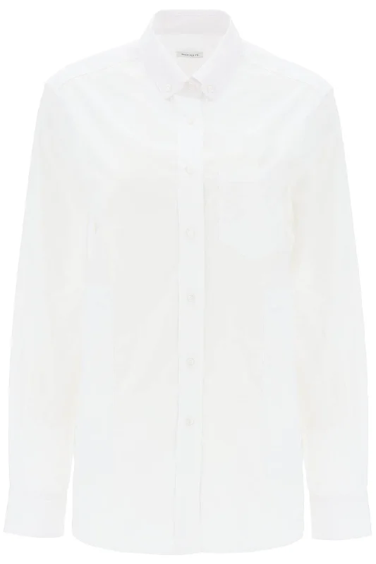 Saks potts william poplin shirt 06525 WHITE