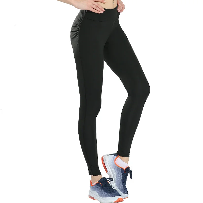 Women High Waist Push Up Leggings Workout Legging Femme Breathable Bodybuilding Polyester Casual Clothing Trousers Pants