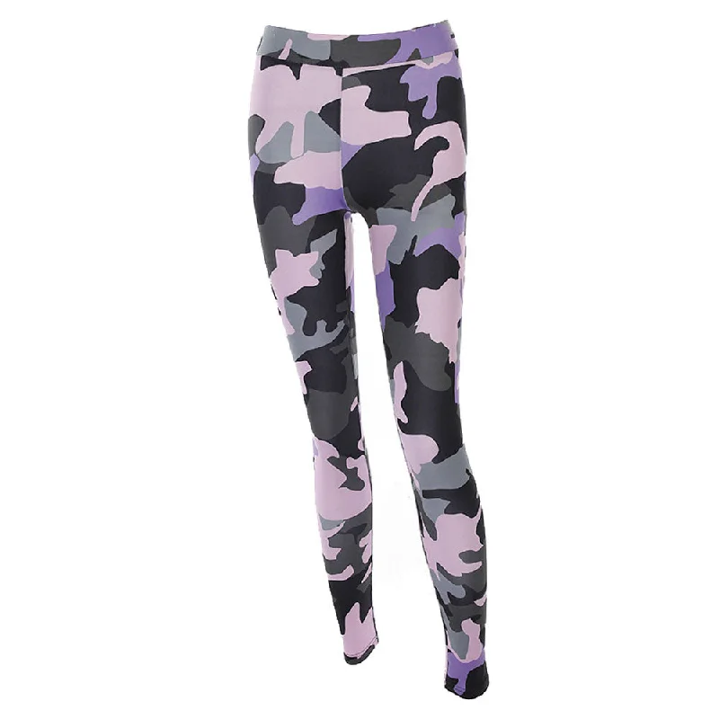 Women Hight Waist Pants Fitness Leggings Stretch Camouflage Fitness Exercise Pants Trouser pantalon mujer