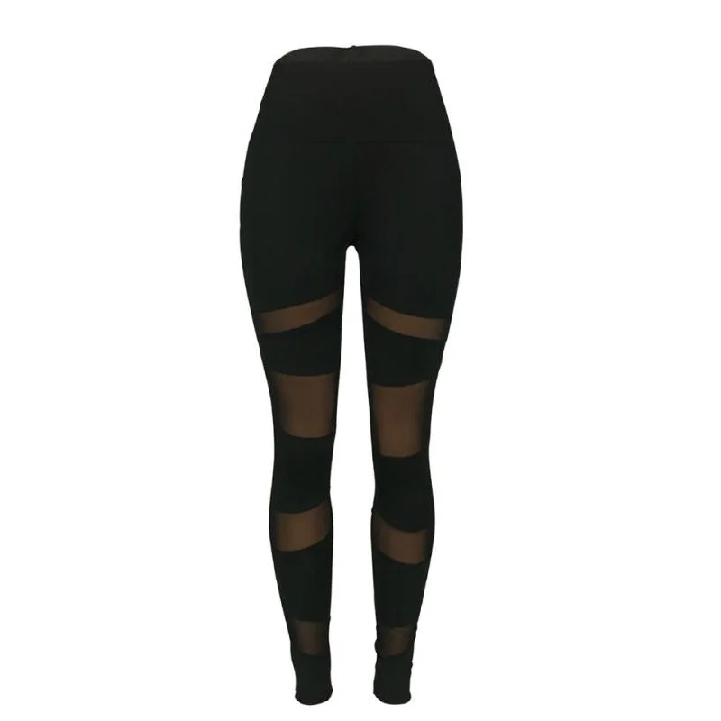 Women Leggings Black Exercise transparency Workout Pants Workout Clothes For Women Roupas Fitness