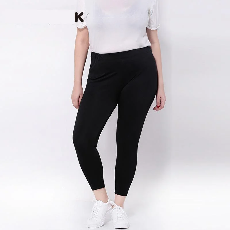 Women Leggings Plus Size 5xl 6xl Big Sizes Women Clothing Large Slim Legging Pants 3xl Women Leggins Black Capris 9th 4XL gloss