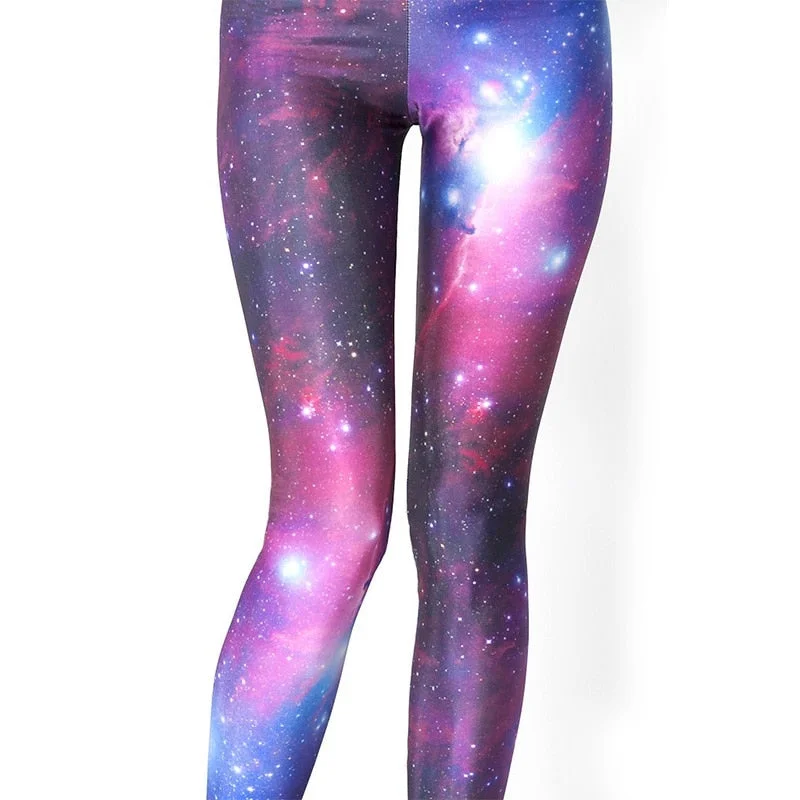 Women New leggings fantasy Print fitness women Starry sky style legging punk pants