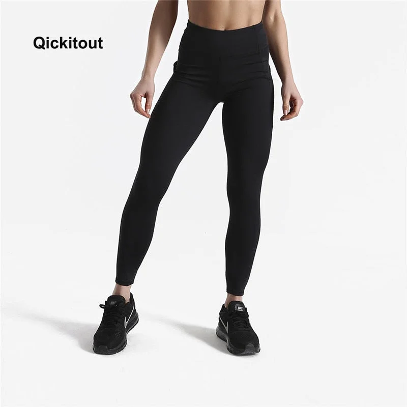 Women Summer Pants Fitness leggings Pockets Pants High Waist Plus Size Workout Pants Exercise Street Wear Pants