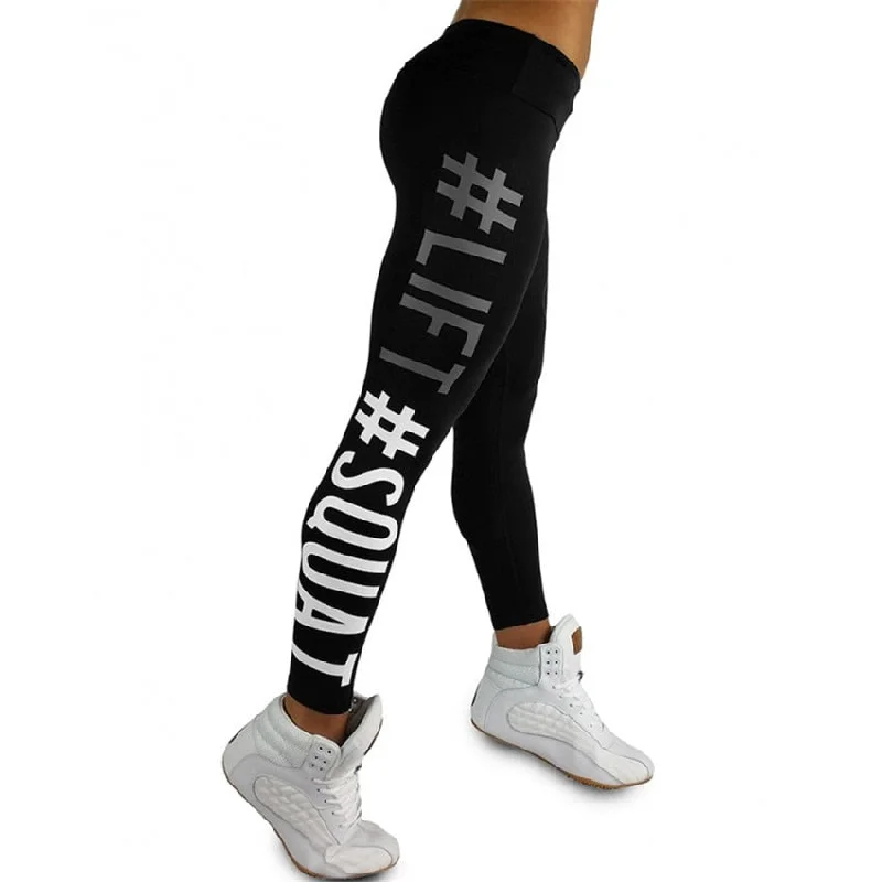 Summer women leggings high waist letter casual Print Leggings fitness Leggings girls sporting workout leggins elastic slim pants