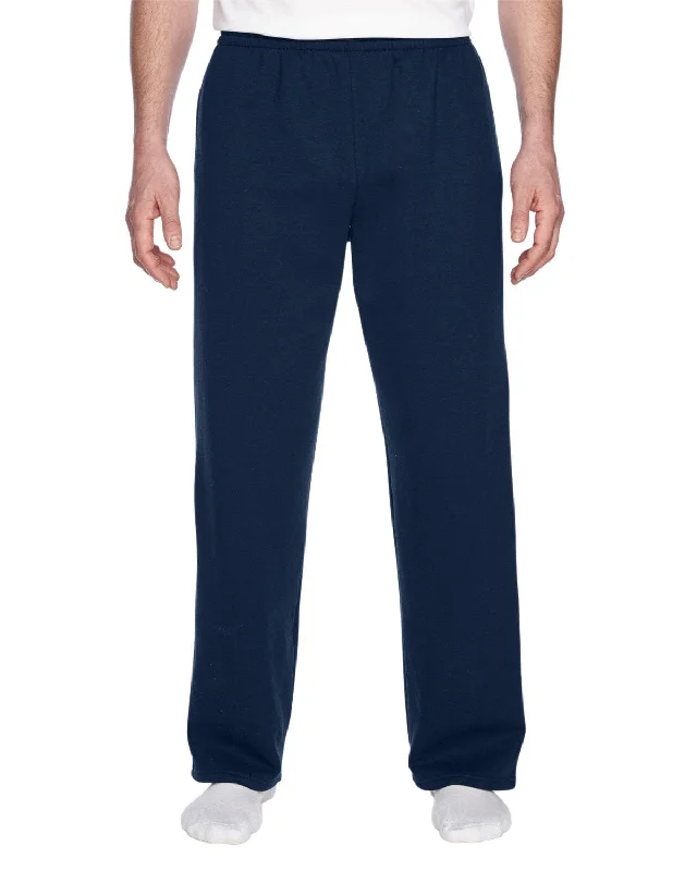 Fruit of the Loom Sofspun Open-Bottom Sweatpants | J Navy