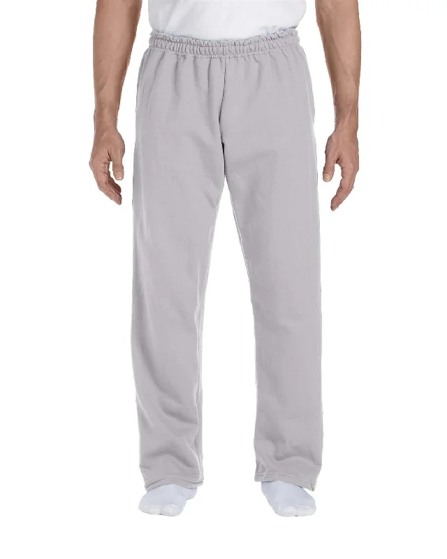 Gildan Open Bottom Sweatpants | Sport Grey