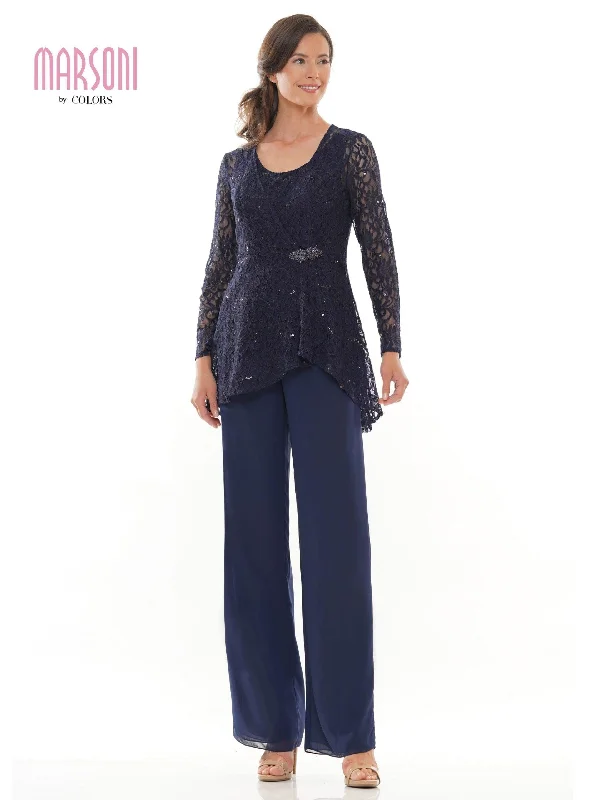 Marsoni Formal Long Sleeve Jacket Pant Suit Sale