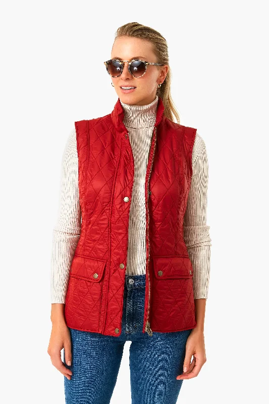 Dark Red Wray Gilet