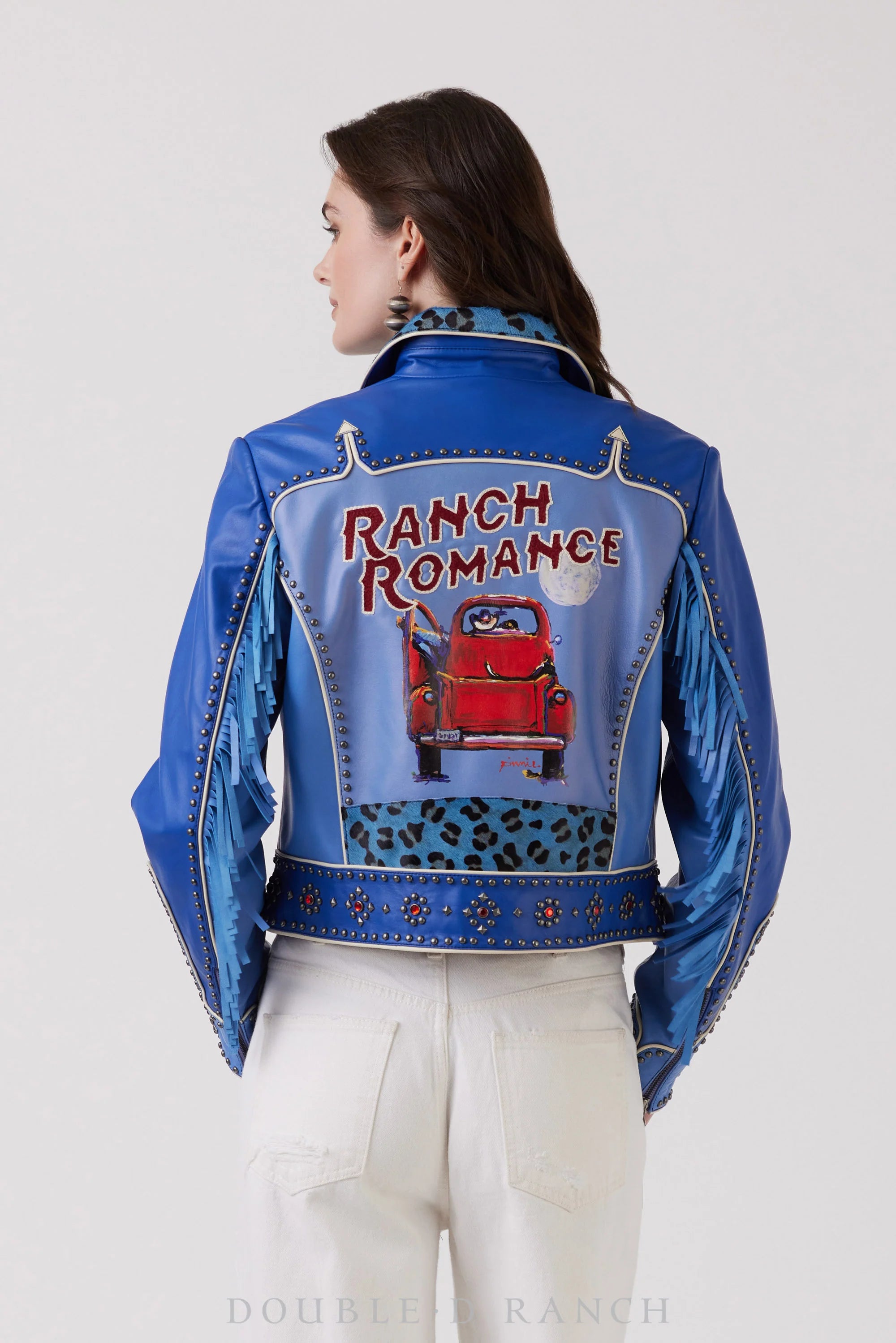 Double D Ranch C3314 Leather Jacket Ranch Romance