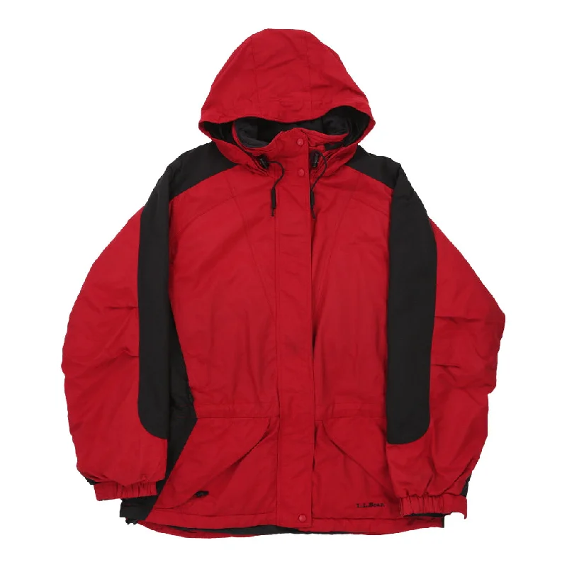 L.L.Bean Coat - Medium Red Polyester