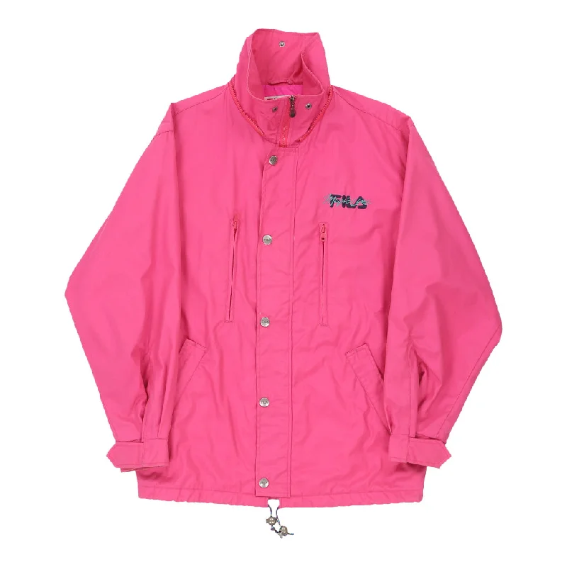 Magic Line Fila Coat - Medium Pink Cotton