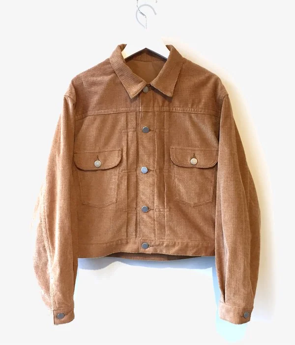 PHEENY/DOBBY COLOR CORDUROY JACKET (CAMEL)