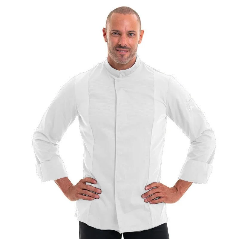 White Long Sleeve Chef Coat Siaka - ROBUR