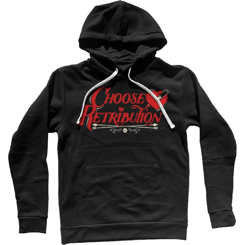 Choose Retribution Unisex Hoodie Hoodie with Set-In Sleeves Structured Classic