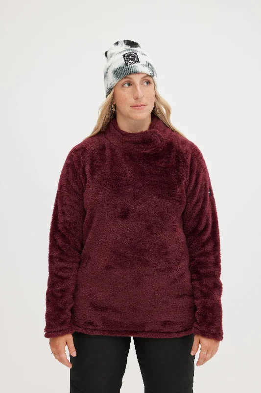 HAZEL FLEECE Hoodie with Applique Textured Unique