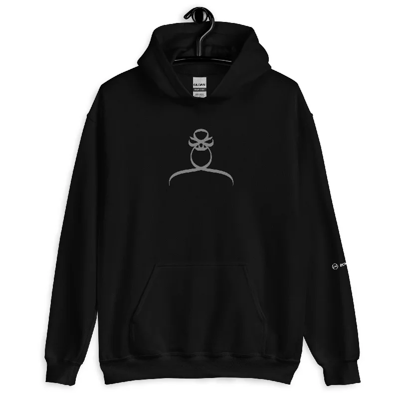 SKULL Hoodie Hoodie with Lining Warm Insulated