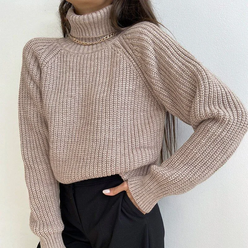 Léane Turtleneck Knitted Sweater