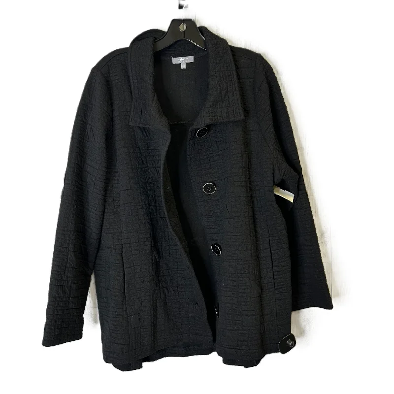 Jacket Shirt By Habitat In Black, Size: Xl