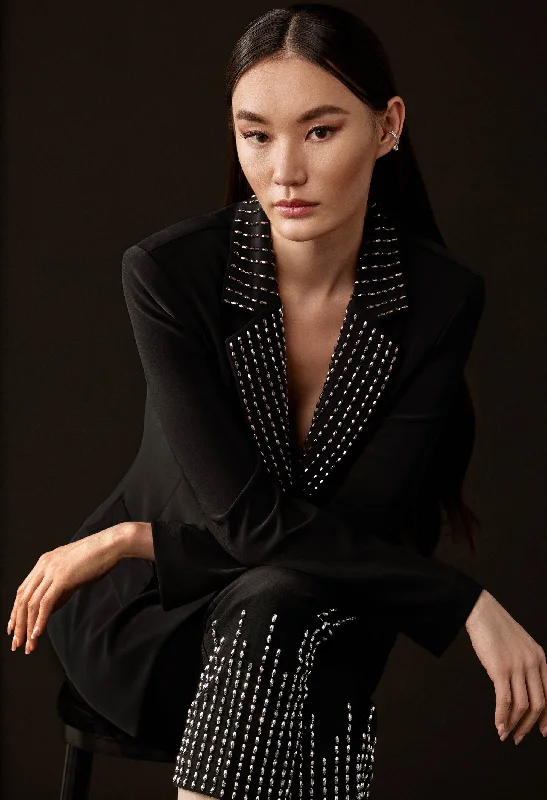 Sophisticated Studded Blazer